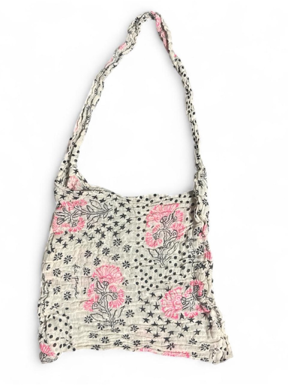 Free people Gauze Crossbody Reusable Shoulder Tote bag